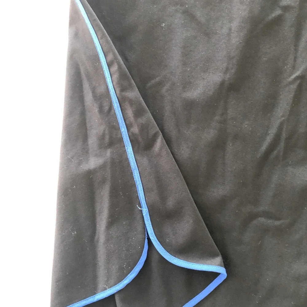 Cynthia Rowley Black Blue Dress Stretch Women's Sz 4 A636